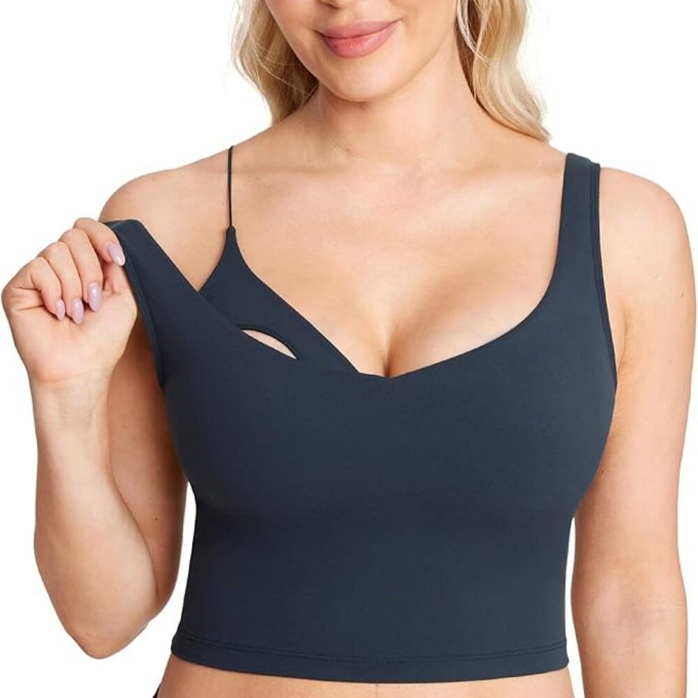 NWT Momanda A130 Nursing Sports Bra | Size M Twilight Blue